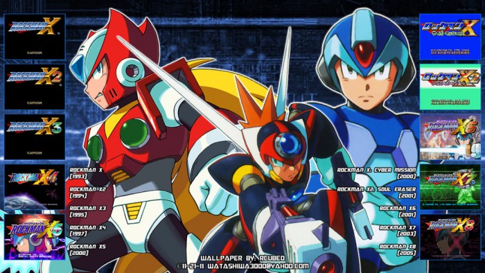 rockman_x_wallpaper__featuring_rockman_x_games__by_nobuharuudou-d635dkr